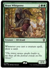 Beast Whisperer 0166 Non Foil Rare Murders at Karlov Manor MTG Near Mint