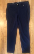 Talbots Petite Womens Size 8P Blue Skinny Ankle Pants