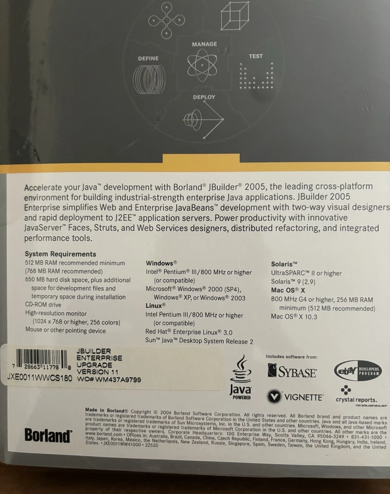 Borland JBuilder 2005 - Upgrade for PC, Mac, Linux - Image 3 of 3