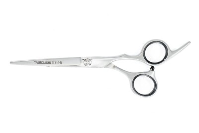 Profi Samurai Fusion 5,5 Schere gerade abgewinkelte Fingerringe 201-750