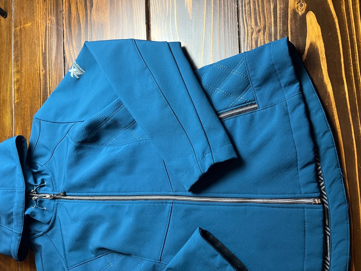 WINDBREAKER 1〜17 ZX ZeroXposur Jacket Women's Size M Blue Full Zip Wind