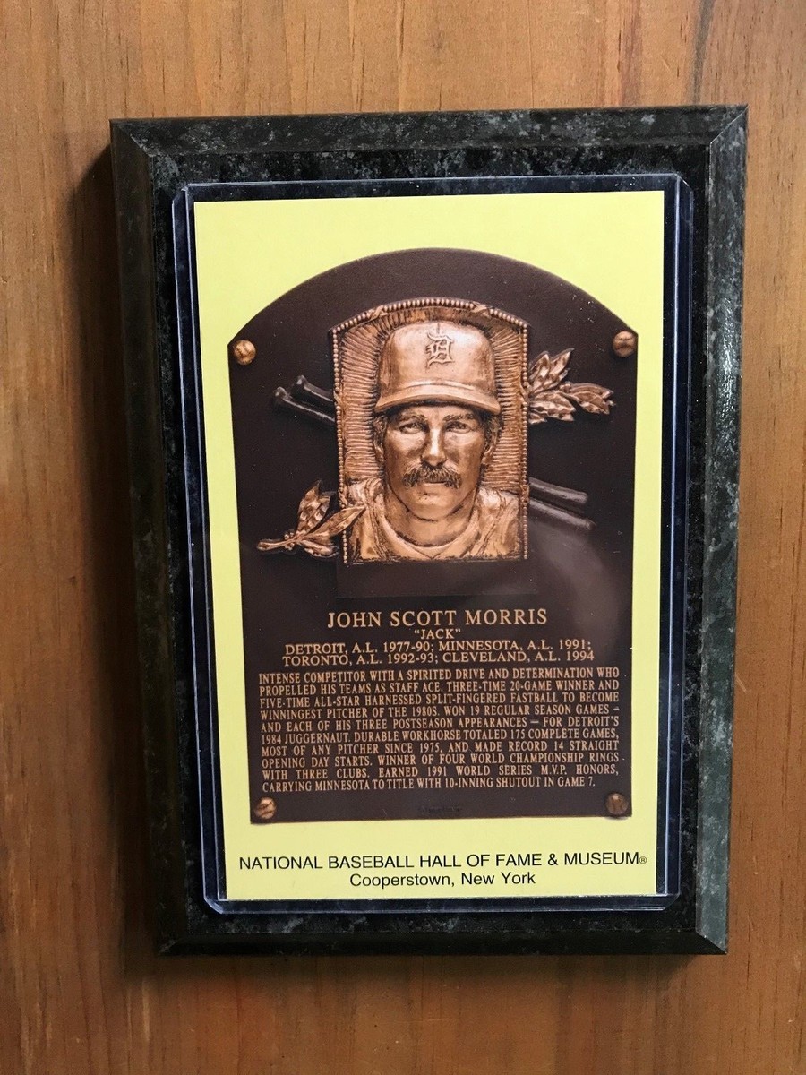 Jack Morris - Baseball Hall of Fame Induction - Ready to Hang Wall