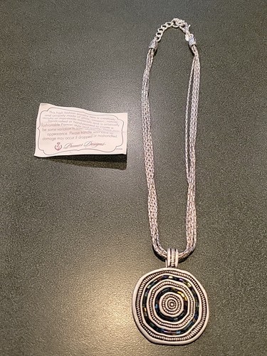PREMIER DESIGNS NEAR & DEAR SILVER TONE PENDANT NECKLACE