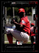 Juan Carlos Sulbaran signed auto 2008 TriStar Prospects Plus #94 card