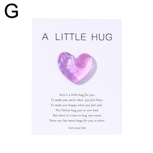 Heart Pocket Hug For Loved Ones Keepsake Gift Mini Hug Pocket 2024 Love S6E0 - Foto 16 di 21
