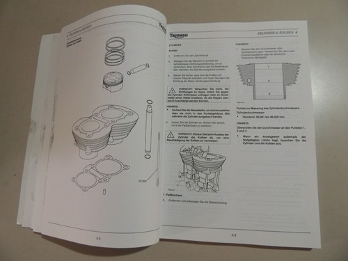 TRIUMPH Bonneville Werkstatthandbuch Wartung Reparatur 10.2000 - Picture 7 of 12