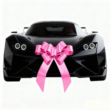 30 Inch Blue Giant Car Bow Big Huge Gift Wrapping Birthday Party Decoration