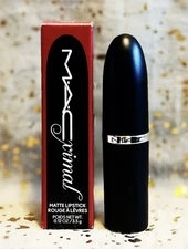 M.A.C~Macximal Matte Lipstick  in 691 Ruby Woo~0.12oz / 3.5g~Full Size~NIB~