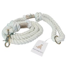 Premium Cotton Rope Leash for Medium  Large Dogs   5 ft Handcrafte... Fas