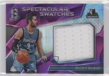 2016-17 Panini Spectra Spectacular Swatches Pink 37/49 Ricky Rubio #36 00ix