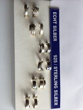 Echt Silber Ringe Konvolut 925/Sterling Silber Wertanlage 72 Gramm Juwelier