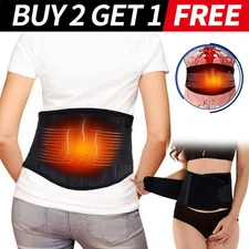 Adjustable Lower Back Brace Lumbar Support Waist Belt For Men Women Pain Relief