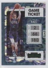 2021-22 Panini Contenders Game Ticket Green Ice LaMelo Ball #6 09p1