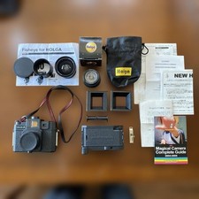 HOLGA 120 GCFN lens Many accessories including instruction manual