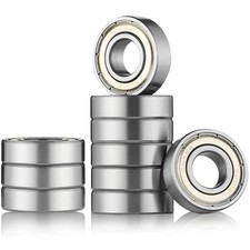 10pcs 6001ZZ Ball Bearing, Double Metal Sealed Deep Groove Bearings 12x28x8mm...