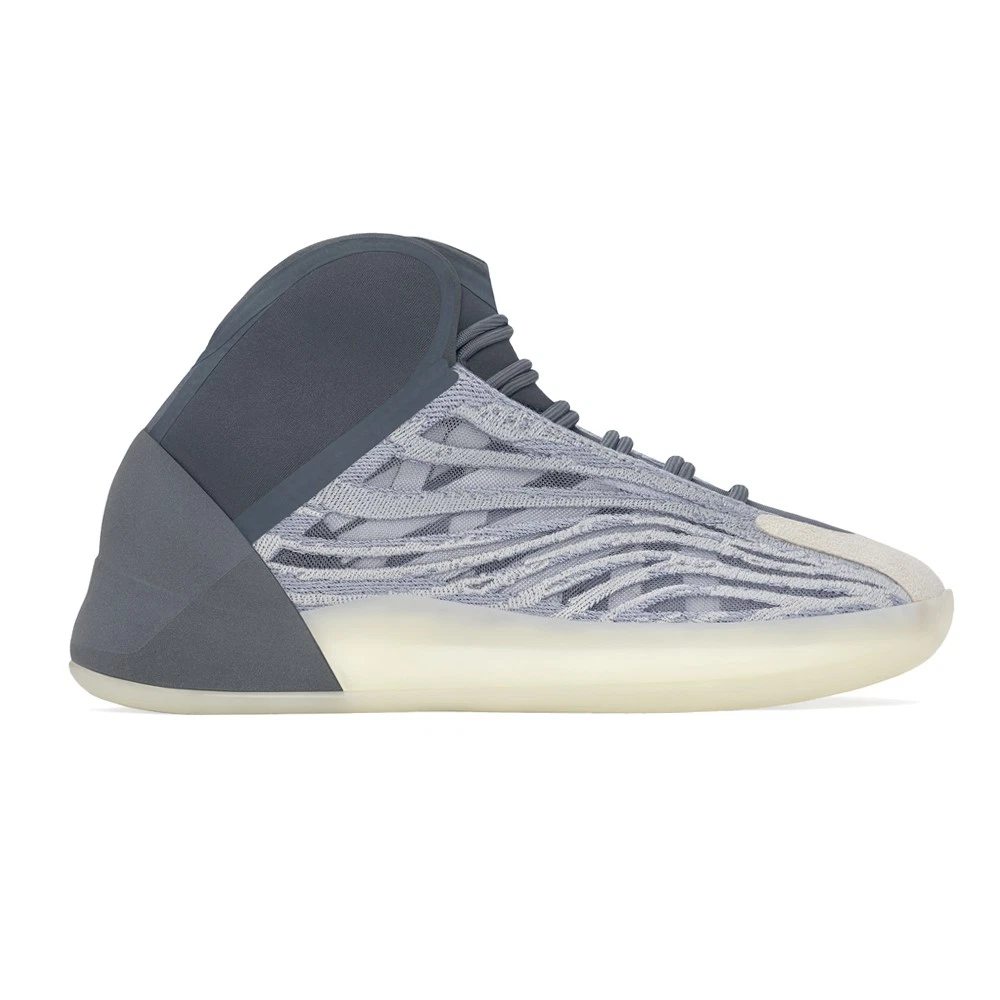 adidas Yeezy Quantum Lace Up Mens Grey Sneakers Casual Shoes GX6594