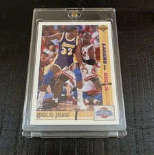 Upper Deck 1991-92 Magic Johnson Michael Jordan #34 Classic Confrontation