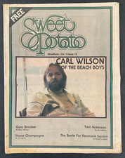 The Beach Boys Carl Wilson Cover Sweet Potato Newspaper/Magazine August 1979
