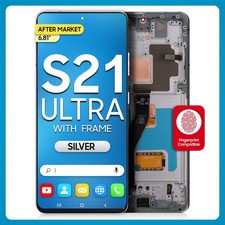 Samsung Galaxy S21 Ultra 5G LCD Touch Screen Display with Frame Phantom Silver