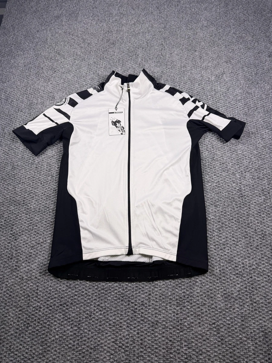 Maillot Cyclisme Assos Body R&D Edelstoff - Noir/blanc, Taille XL, Homme