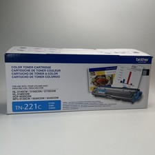 Brother TN-221C Cyan Toner Cartridge NEW OPEN BOX