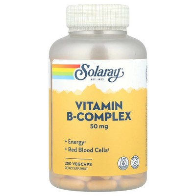 2 X Solaray, Vitamin B-Complex, 50 mg, 250 VegCaps