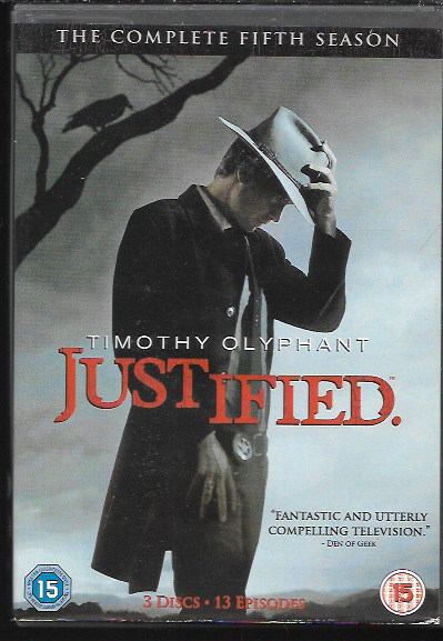 JUSTIFIED THE COMPLETE FIFTH SEASON SERIES FIVE (5) R2 DVD TIMOTHY OLYPHANT