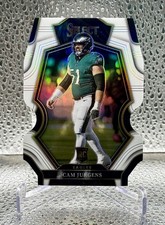 Cam Jurgens 2022 Panini Select Football Premier Level White /49 #180 SSP EAGLES