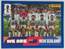 Team New Zealand Panini FIFA World Cup 2026 Blue Crumple Parallels Sticker