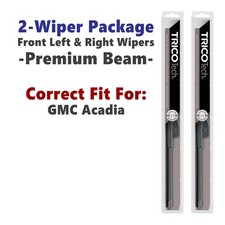 Wipers 2pk Beam Wiper Blades fits 2007-2016 GMC Acadia - 19240/210