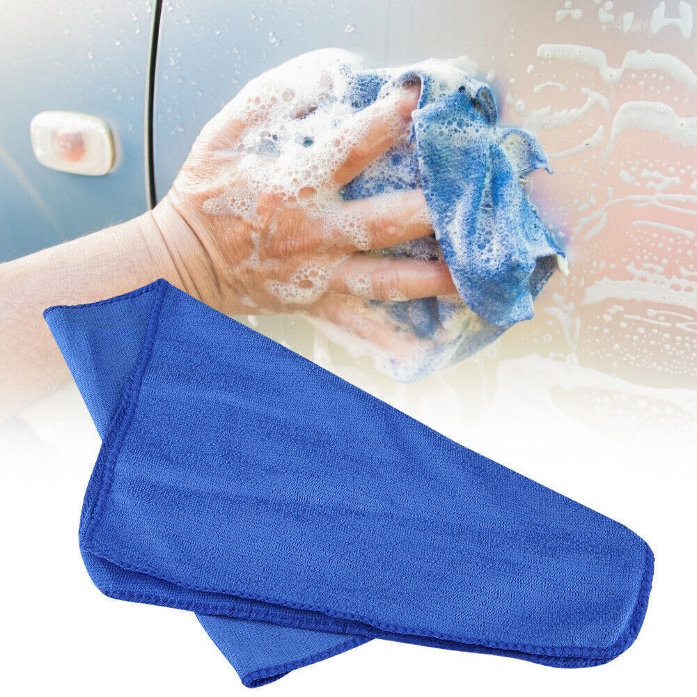 Absorbent Microfiber Towel Car Detailing Wash Towel Cleaning Tools 30 x 70cm