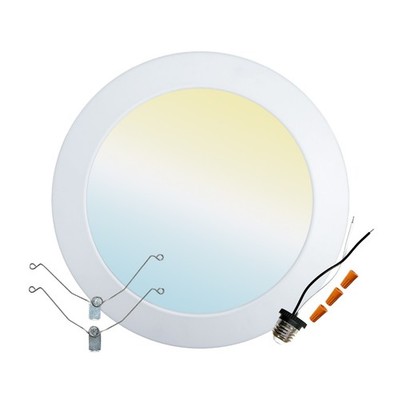 6  LED Flush Mount Ceiling Light 15W Dimmable 5CCT 1500LM Slim Panel