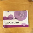 Daily Warm-Ups Geography Level I Workbook by Kate O'Halloran Walch Publishing — photo 1