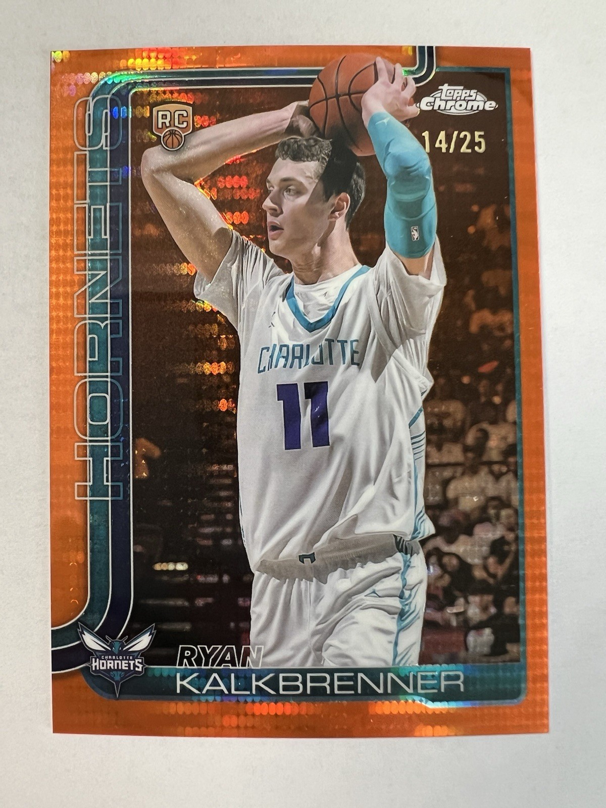 2025-26 Topps Chrome Ryan Kalkbrenner #284 Pulsar Orange /25 Rookie RC!