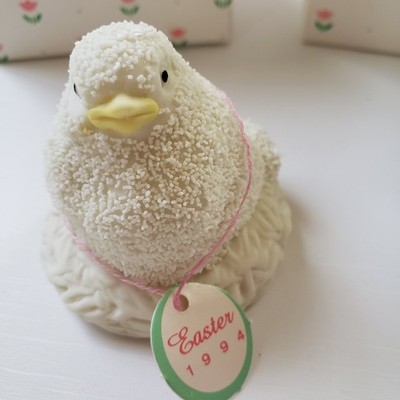 Dept 56 Snowbabies 1994 Baby Chick In Nest NEW In Box