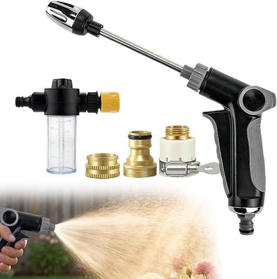 #ad New high pressure washer equipped with 3 metal connectors and a soap dispenser $42.88