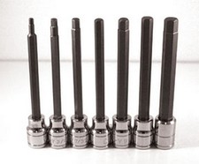 ATD Tools 13786 Extra Long Sae Hex Bit Socket Set, 7 pc.