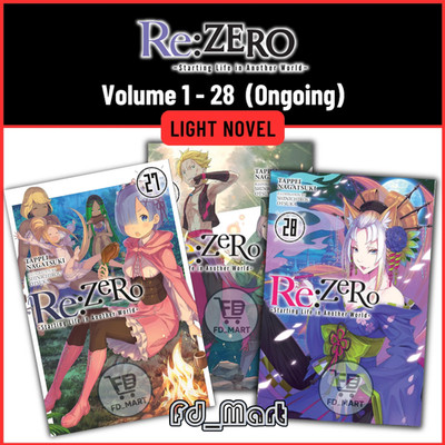 Re:Zero Starting Life in Another World Vol.1-28 Light Novel English EXPEDITED