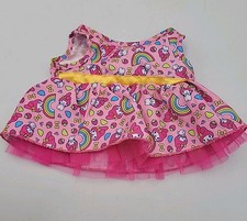 Build a Bear BAB Sanrio My Melody Dress Pink Rainbow Kawaii Mascot Pattern