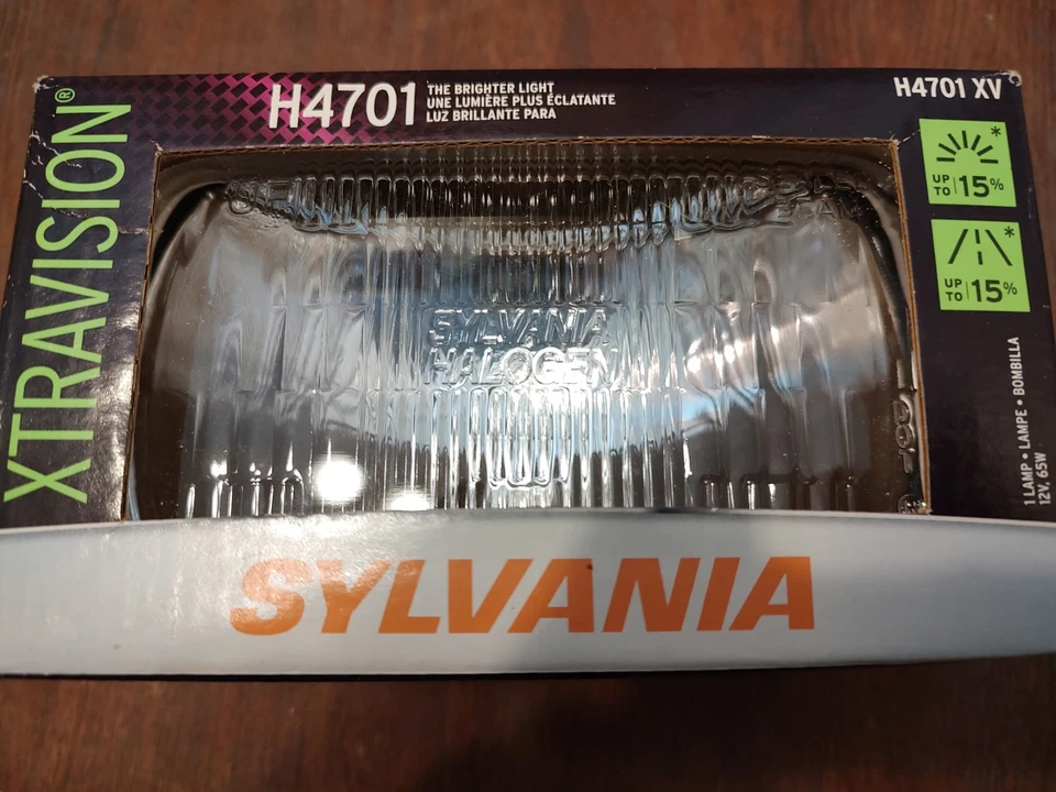 Juego de 2 faros halógenos Sylvania #H4701 1985 Audi 4000 Quattro luces de parachoques Foto 3 de 4
