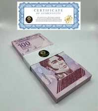 Venezuela 100 Digitales  2021 qty 100 UNC 100 million bolivars Full Bundle NEW