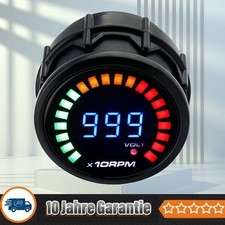 Motor Drehzahlmesser Meter 12V 52mm 0-9999 RPM LED Tachometer Gauge Diesel Motor