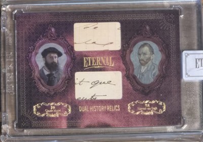 2024 Eternal Cuts Dual History Relic Monet Van Gogh 25/25 = 1/1