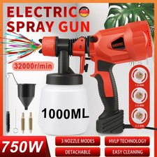 750W Farbspr&uuml;hger&auml;t Farbspr&uuml;hsystem Wandfarbe Elektrische Spritzpistole 800ML DE