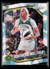 2025 Panini Prizm WNBA #116 Dominique Malonga Ice Prizms