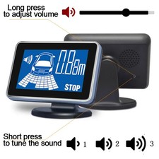 4 Parking Sensors System Backup Radar Reverse for Car Vehicle Garage Parktronic