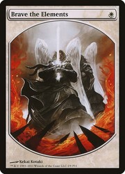 Brave the Elements Textless Promo (Magic Player Rewards)