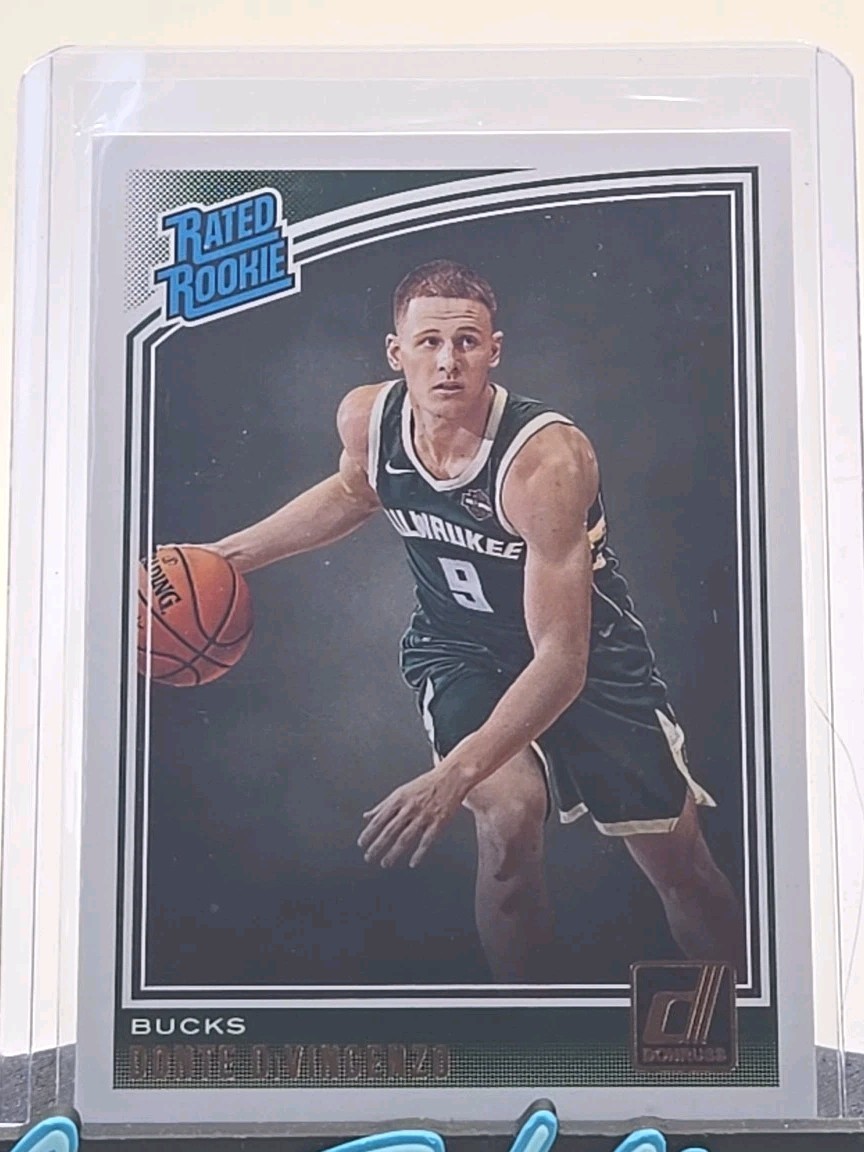 2018-19 Panini Donruss Rated Rookie Bronze Parallel Donte DiVincenzo #164 Bucks