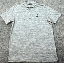 Henderson Silver Knights Polo Shirt Mens Large Gray Heather Travis Mathew Golf
