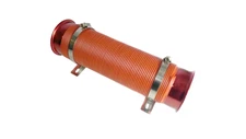Red Induction Hose with Ram Ends 76mm Air Intake High Performance Ducting Kit